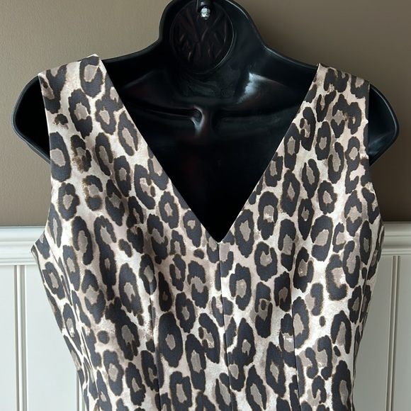 KATE SPADE Brown Leopard Print Dress Size 6 - Picture 10 of 13